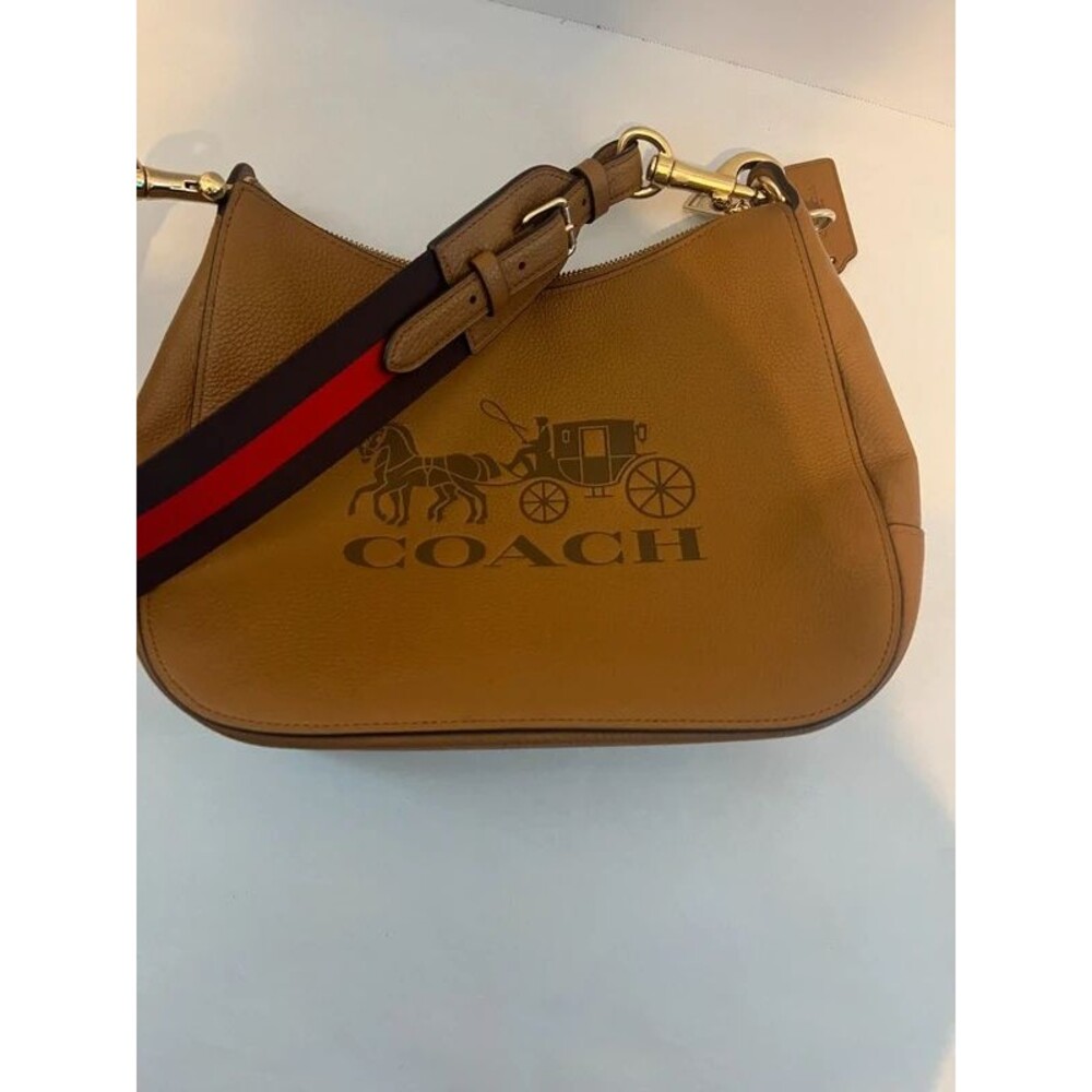 Rare Coach Jes Hobo Bag in Refined Pebble Leather